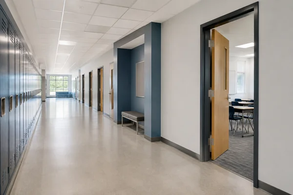 Illustrative school interior